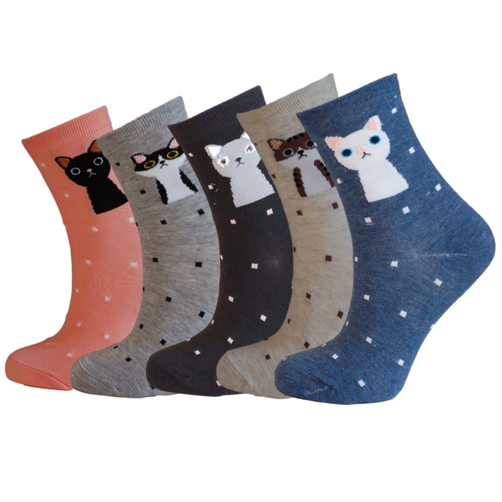 chaussettes effigie chat