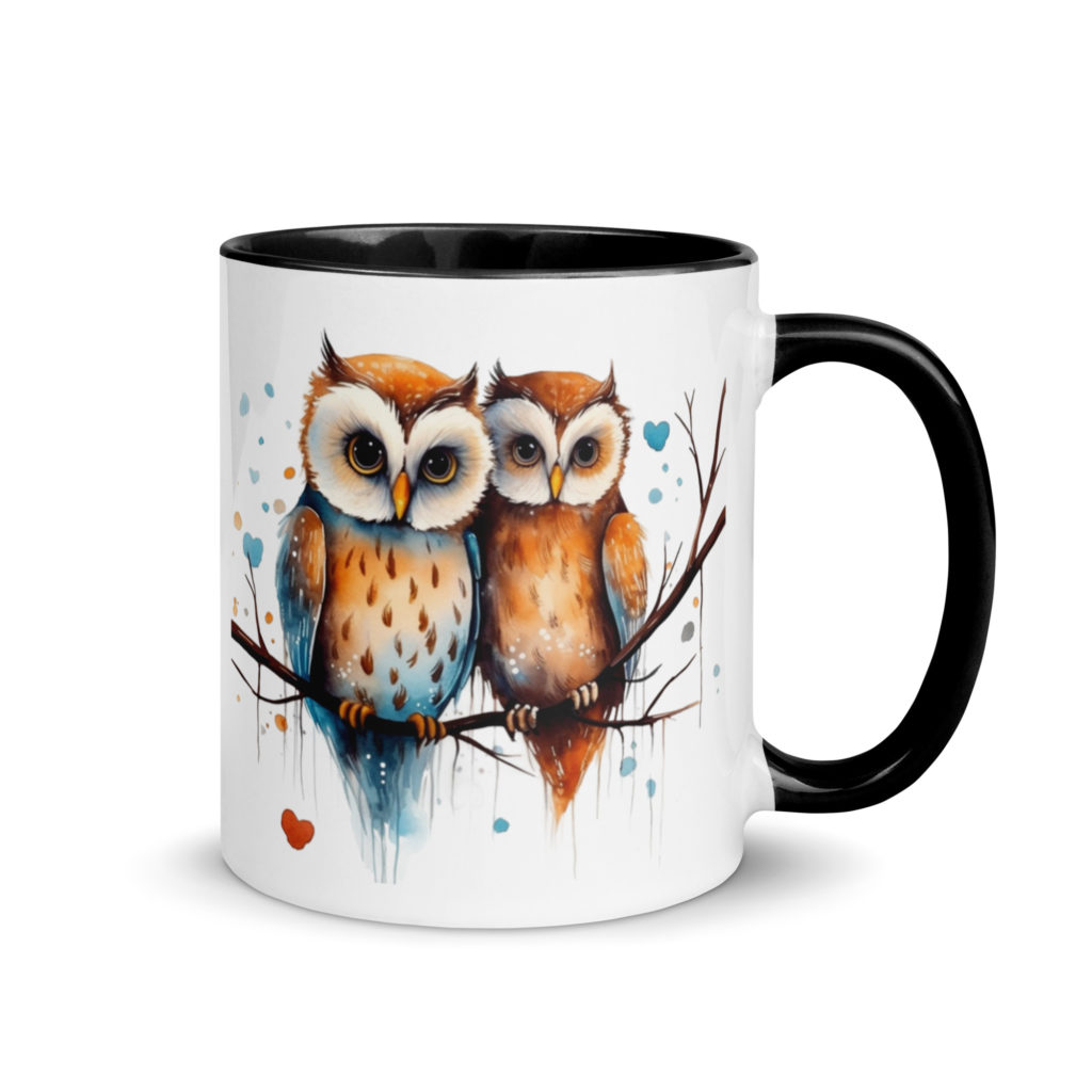 cadeau couple hibou